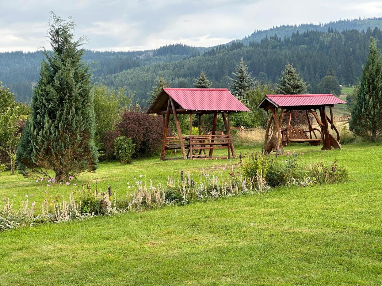 Cabana La Plai Vest - Cozy Private Place In The Mountain Villa Plaiu Sarului Exterior foto